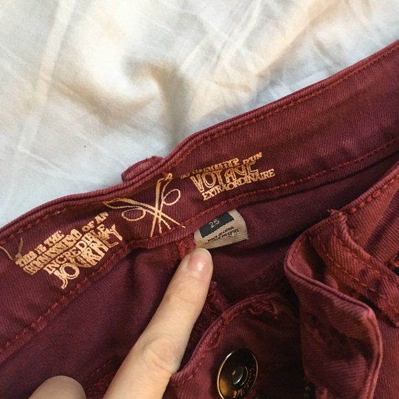 Red Nevada Jeans - Picture 3 of 5